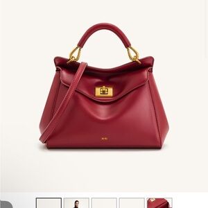 Brand new in box JW PEI Burgundy Satchel with Gold Accents